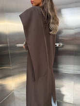 Load image into Gallery viewer, crepe maxi coat

