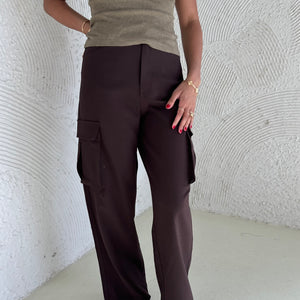 Chocolate brown pants