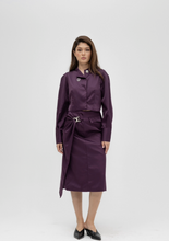 Load image into Gallery viewer, silk blend skirt set
