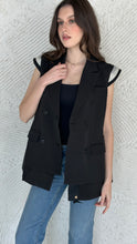 Load image into Gallery viewer, Oversized padded shoulder vest
