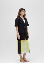 Load image into Gallery viewer, Silk skirt and oversized blazer set
