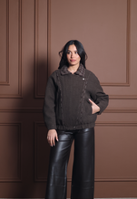 Load image into Gallery viewer, Wool bomber jacket
