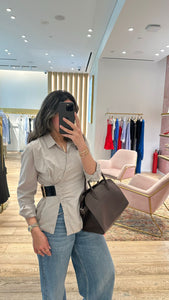 belted shirt