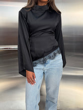 Load image into Gallery viewer, lace silk top
