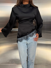 Load image into Gallery viewer, lace silk top
