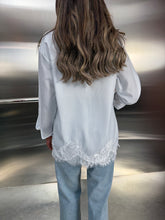 Load image into Gallery viewer, lace shirt with wrap
