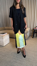 Load image into Gallery viewer, Silk skirt and oversized blazer set
