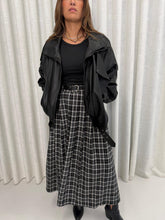 Load image into Gallery viewer, Over sized leather biker jacket
