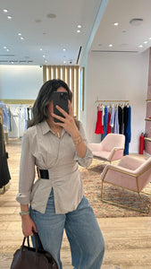 belted shirt