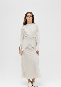 Silk skirt set