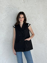 Load image into Gallery viewer, Oversized padded shoulder vest
