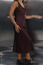Load image into Gallery viewer, Silk dress with over sized bomber jacket
