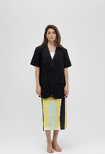 Load image into Gallery viewer, Silk skirt and oversized blazer set
