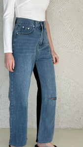 Contrast jeans