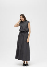 Load image into Gallery viewer, Light denim skirt set
