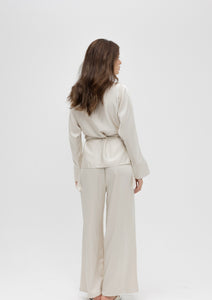 silk pant set