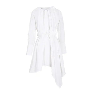 Detailed long white shirt/dress