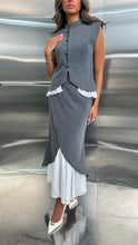 Load image into Gallery viewer, skirt set with chiffon inserts
