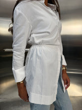 Load image into Gallery viewer, white waisted shirt

