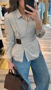 belted shirt