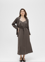 Load image into Gallery viewer, silk 2 piece dress
