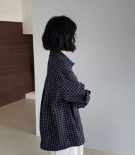 Load image into Gallery viewer, Checkered shirt with waist wrap
