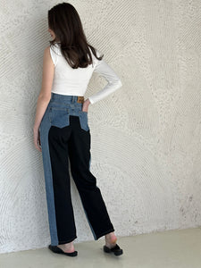 Contrast jeans