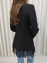 Load image into Gallery viewer, fitted lace detail blazer
