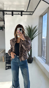 light leopard jacket