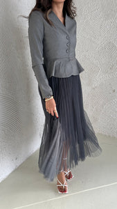 Blazer and tulle skirt set