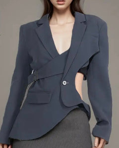 Cut out blazer