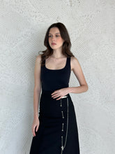 Load image into Gallery viewer, Midi skirt with chain detail
