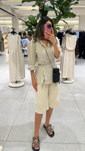Load image into Gallery viewer, Checkered shirt with waist wrap
