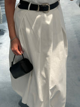 Load image into Gallery viewer, midi belted bubble skirt
