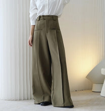 Load image into Gallery viewer, High waist wide leg pants
