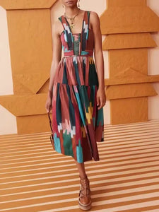 Colored summer dress