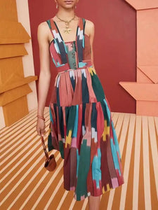 Colored summer dress