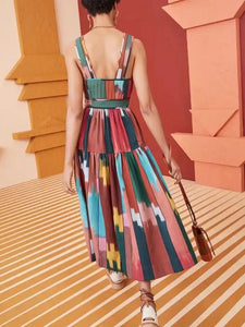 Colored summer dress
