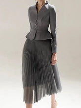 Load image into Gallery viewer, Blazer and tulle skirt set
