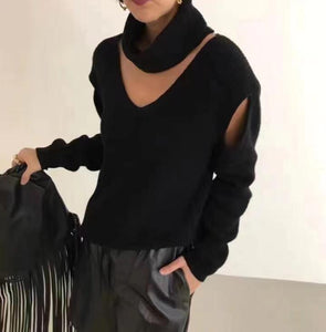 Winter cut out sweater