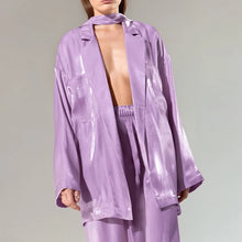 Load image into Gallery viewer, Glitter summer blazer suit
