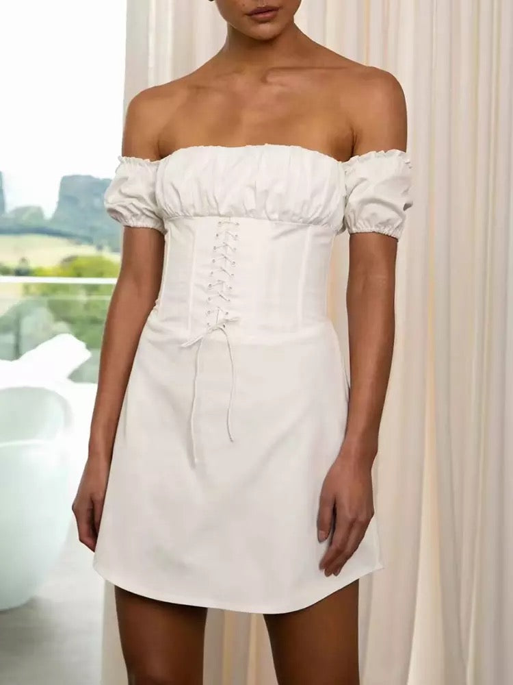 Short corset dress